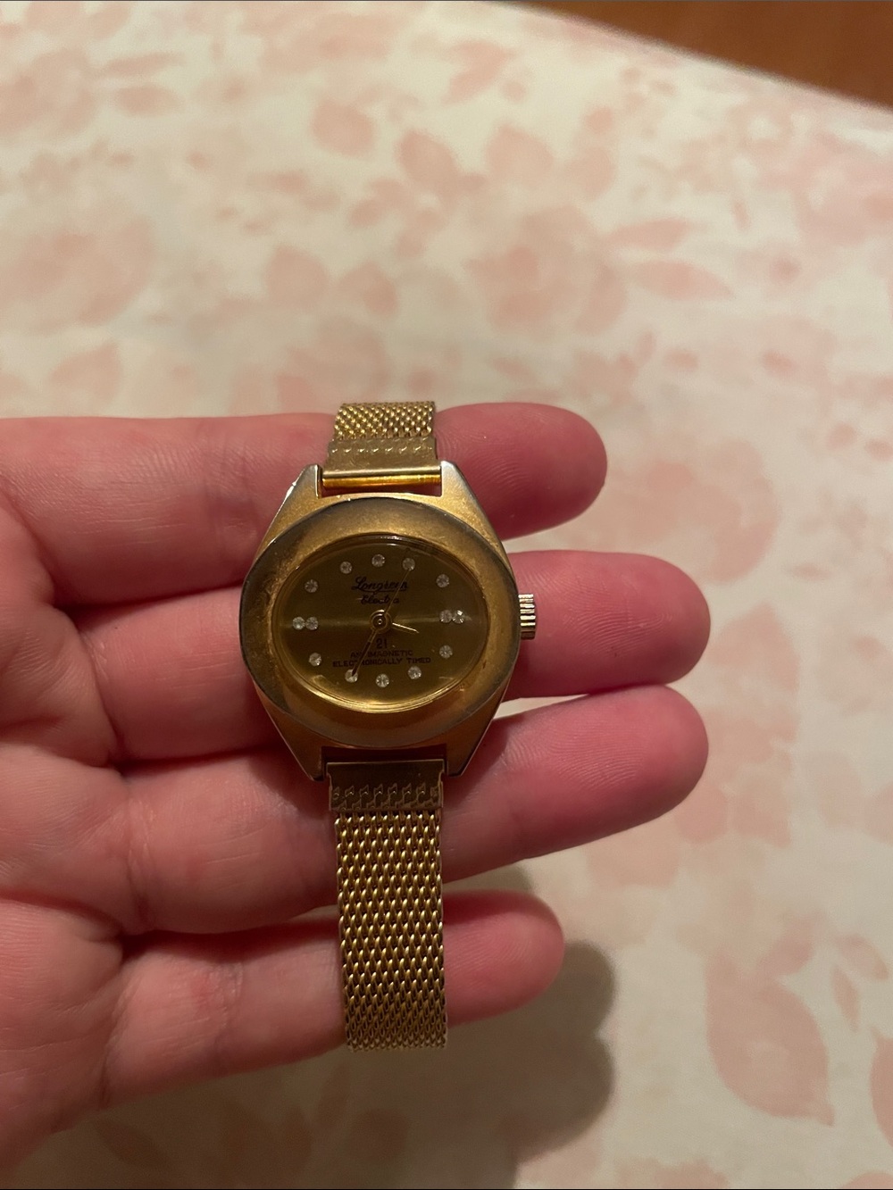 Gold-Tone Women's Mesh Bracelet Watch